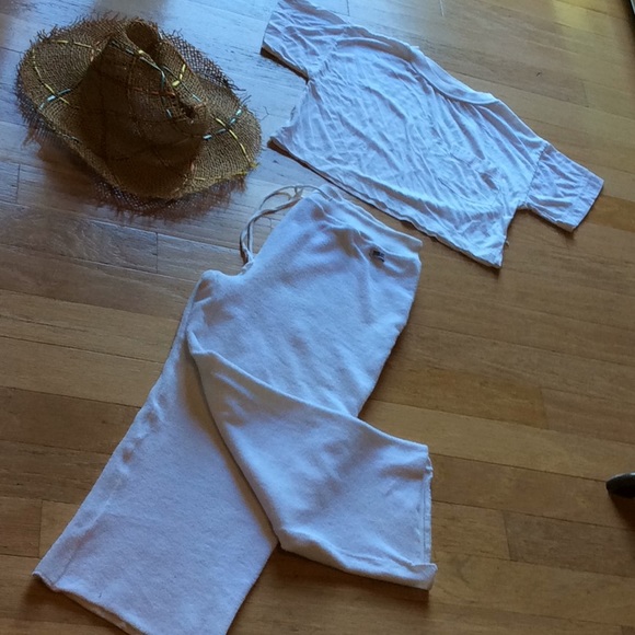 Andrew StJohn💖 cropped white pocket T - Picture 4 of 4